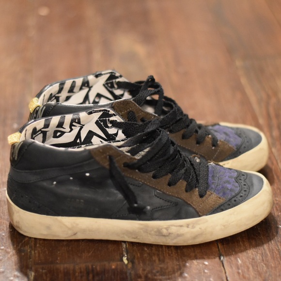 Golden Goose Shoes - Golden Goose Midstar Black 36